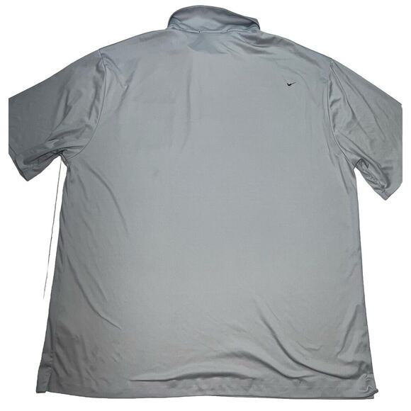 Tiger Woods Platinum Polo Shirt Mens Size XXL Gray Dri-Fit Golf Snap Button READ - Picture 12 of 16